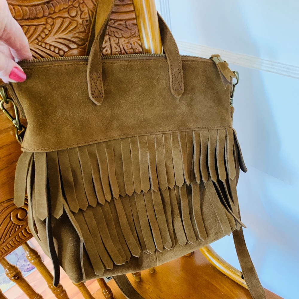 Madewell Small Fringe Transport Tote